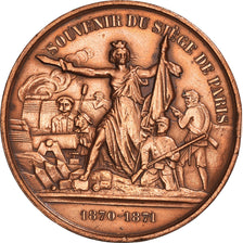 Francja, Jeton, Rewolucja Francuska, La Commune, Jeton de Présence, 1870-1871