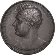 Royaume-Uni, Médaille, George Prince Regent, Treatis of Paris, 1816, Mudied