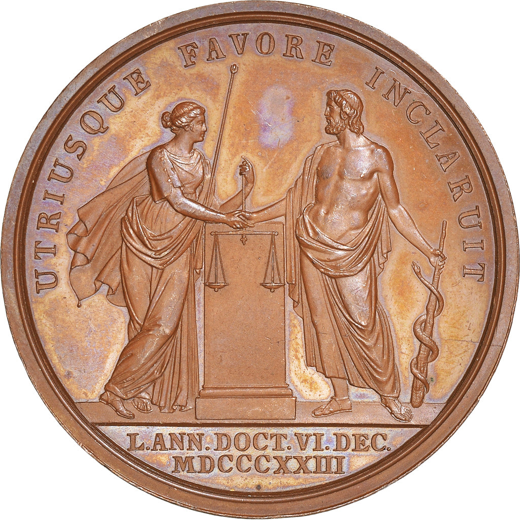 Deutschland, Medaille, Christoph Knape, Professeur d'Anatomie, Berlin, Medicine