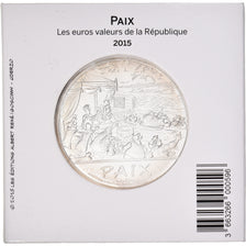 France, 50 Euro, Astérix, Paix, 2015, Paris, FDC, MS(65-70), Silver