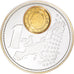 Belgia, Medal, The New Euro Pean Currency, 2002, MS(65-70), Miedź-Nikiel