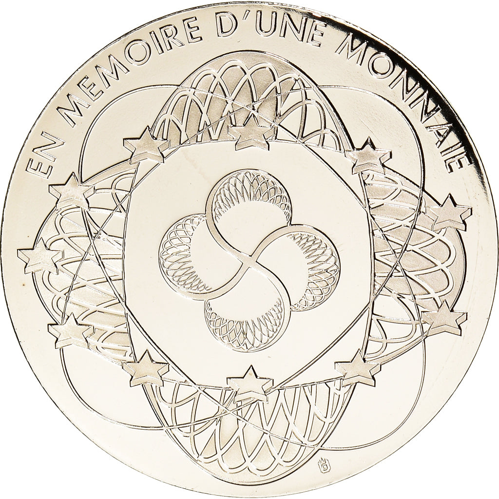França, Medal, En Mémoire d'une Monnaie, 20 francs Debussy, 2007, MS(65-70)