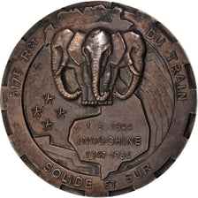 France, Médaille, 517ème Régiment du Train, Indochine, Fraisse, TTB+, Bronze