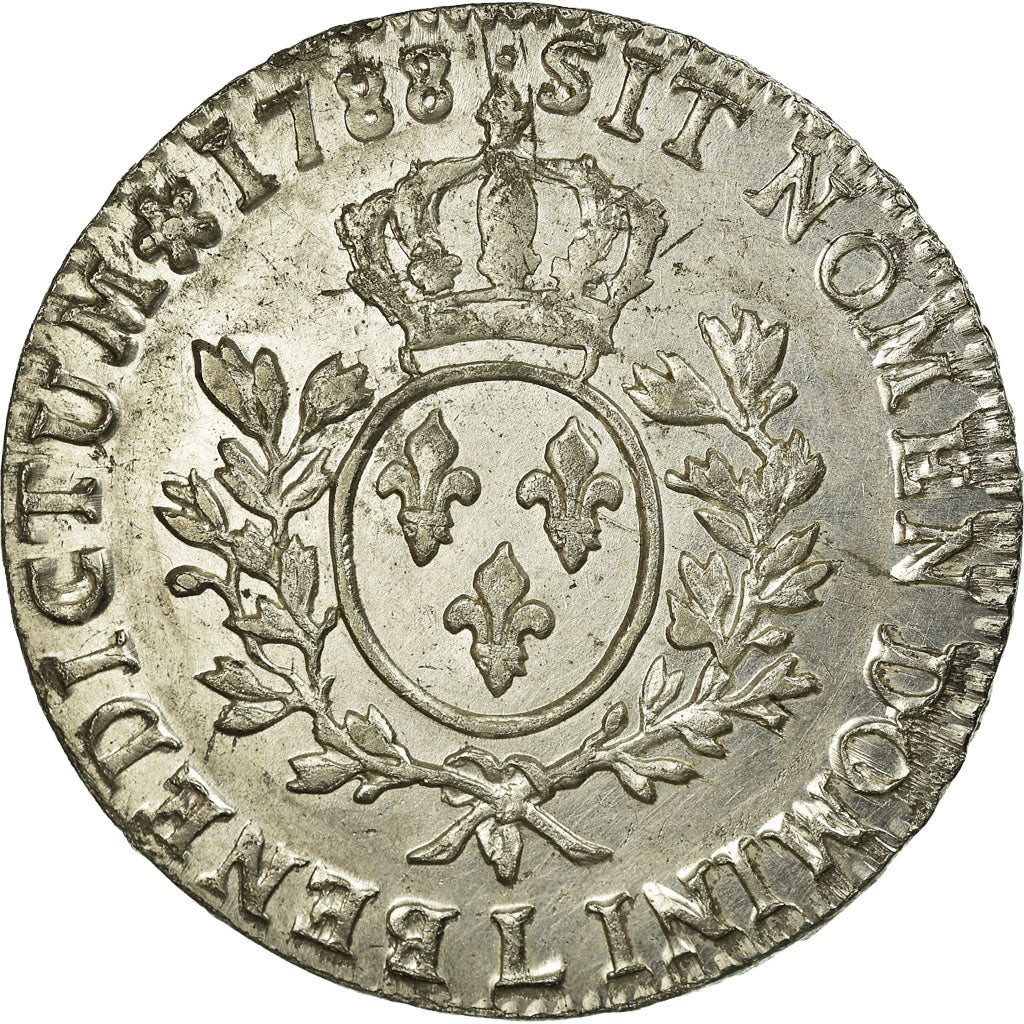 Coin, France, Louis XVI, Écu aux branches d'olivier, Ecu, 1788, Bayonne