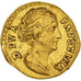 Moneda, Faustina I, Aureus, 141, Rome, MBC, Oro, RIC:356a