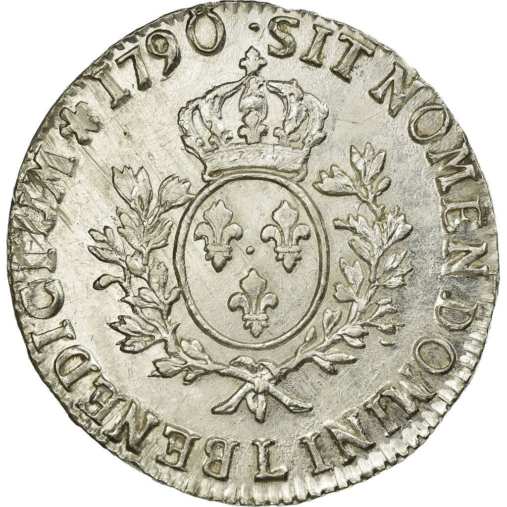 Münze, Frankreich, Louis XVI, Écu aux branches d'olivier, Ecu, 1790, Bayonne