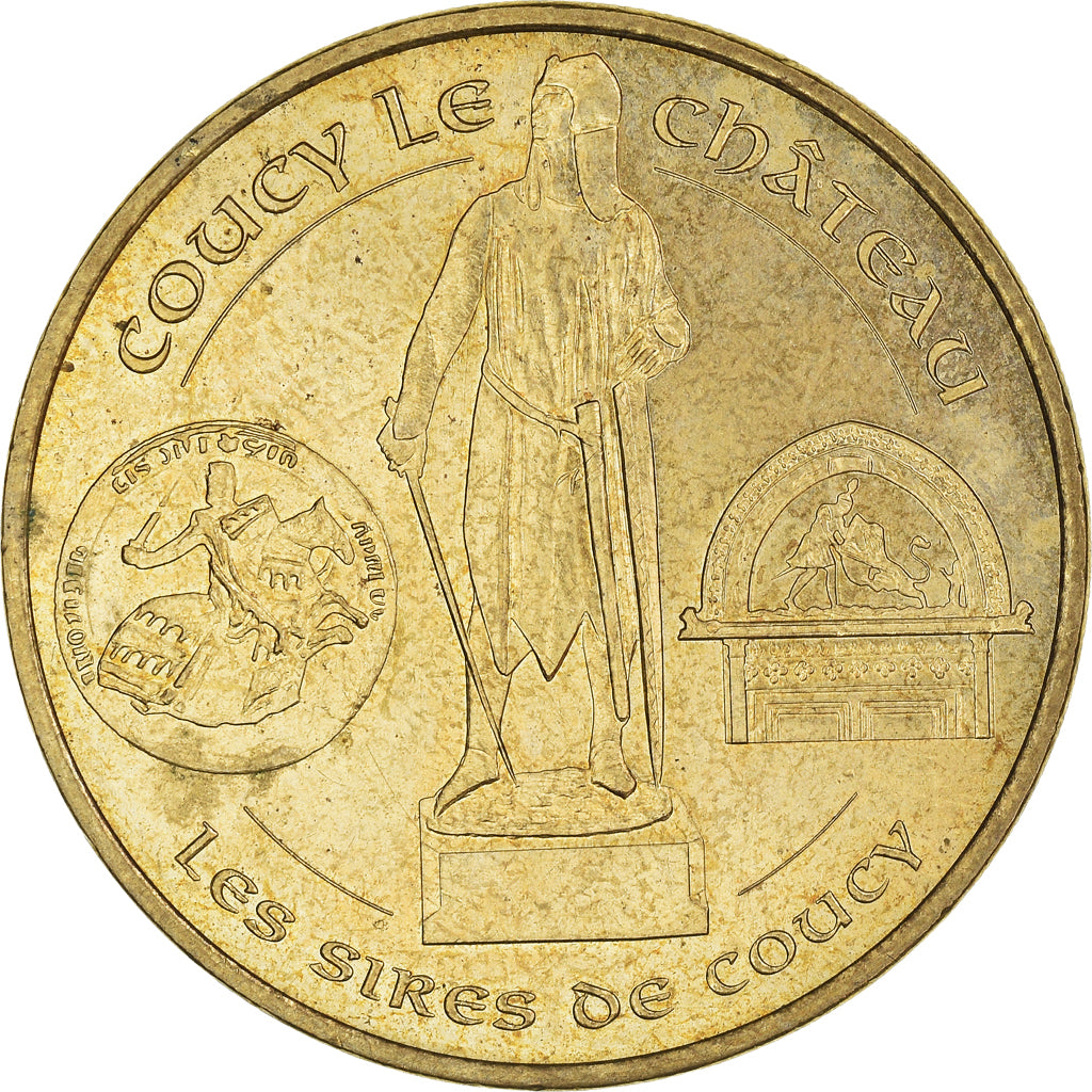 Francia, Token, Jetón turístico, Coucy - Château n°2, Arts & Culture, 2009