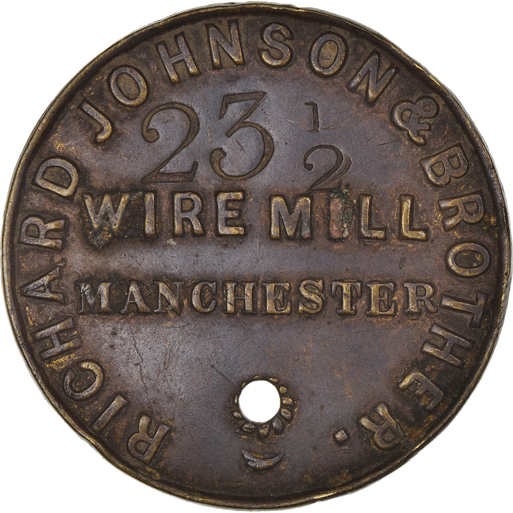 Reino Unido, Token, Richard Johnson & Brother, Wire Mill, Manchester, AU(50-53)