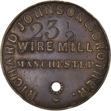Reino Unido, Token, Richard Johnson & Brother, Wire Mill, Manchester, AU(50-53)