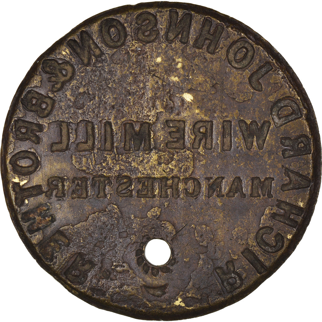Reino Unido, Token, Richard Johnson & Brother, Wire Mill, Manchester, AU(50-53)