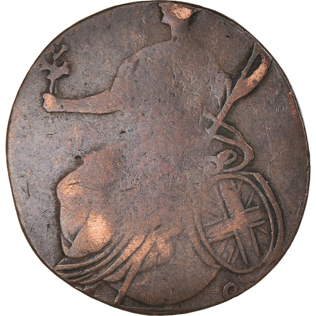 Moeda, Grã-Bretanha, George III, Halfpenny Token, VG(8-10), Cobre