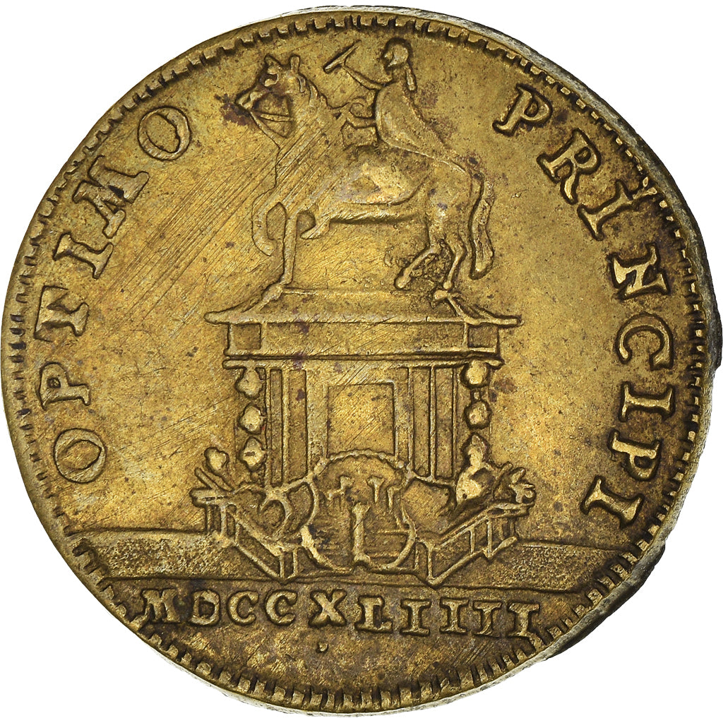 Frankreich, Token, Louis XVI, Statue de Louis XV à Bordeaux, History