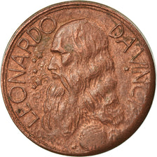 Italy, Jeton, Leonardo Da Vinci, AU(55-58), Copper