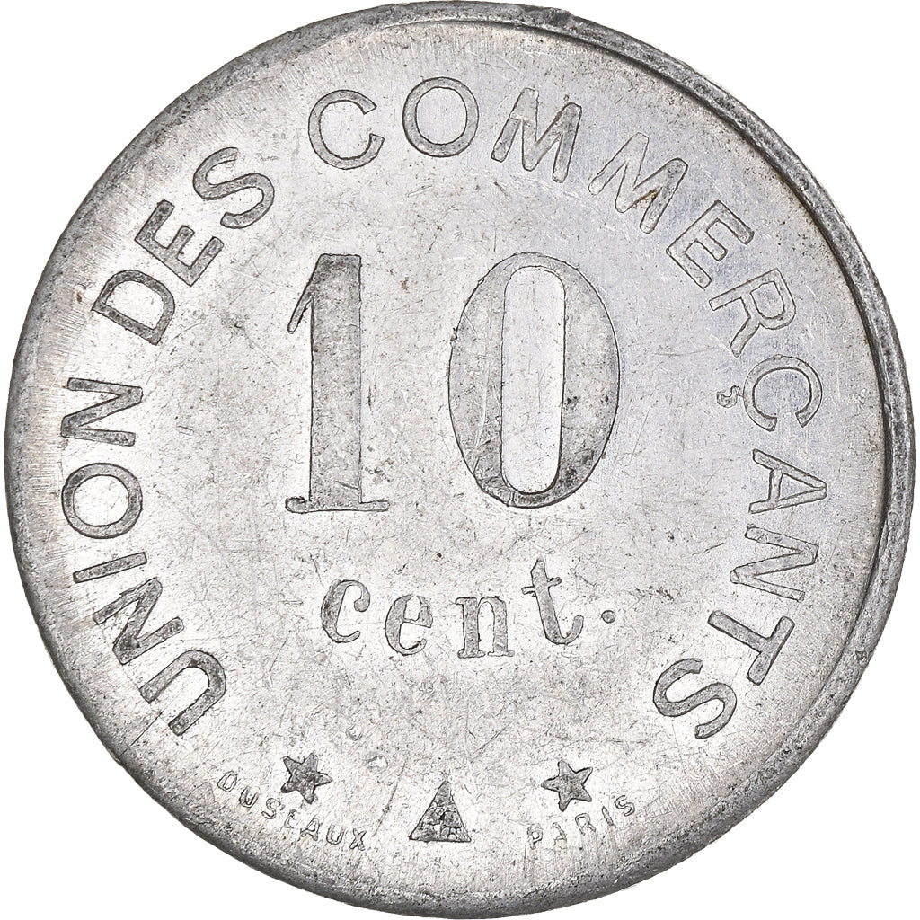 Moneta, Francia, Carcassonne, 10 Centimes, 1917, SPL-, Alluminio, Elie:20.2