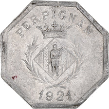 Moneta, Francja, Chambre Syndicale des Commerçants, ,, Perpignan, 10 Centimes