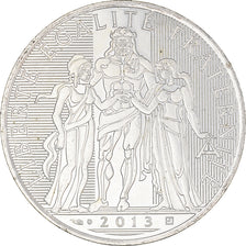 France, 10 Euro, Hercule, 2013, Paris, FDC, MS(60-62), Silver, Gadoury:EU590