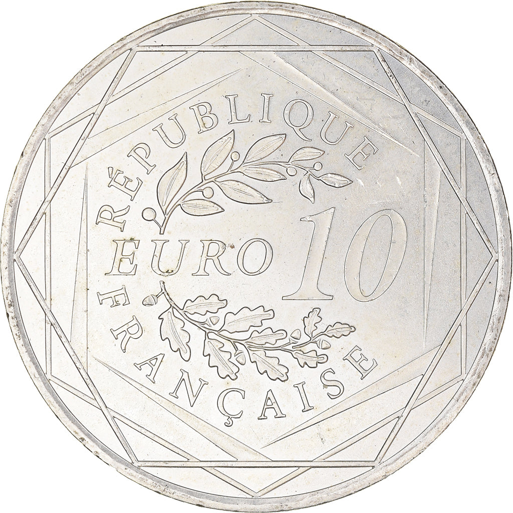 France, 10 Euro, Hercule, 2013, Paris, FDC, MS(60-62), Silver, Gadoury:EU590