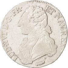 Francia, Louis XVI, Écu aux branches d'olivier, 1775, Bordeaux, BC+, KM 564.8