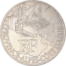 Frankrijk, 10 Euro, Provence-Alpes-Côte d'Azur, 2011, Paris, PR, Zilver