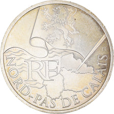 France, 10 Euro, Nord-Pas de Calais, 2010, MS(63), Silver