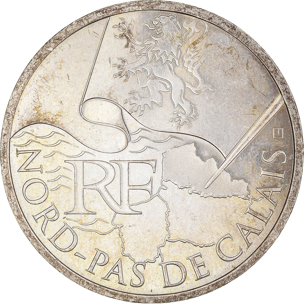 Frankreich, 10 Euro, Nord-Pas de Calais, 2010, UNZ, Silber