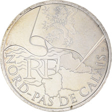 Francia, 10 Euro, Nord-Pas de Calais, Euros des régions, 2010, EBC+, Plata