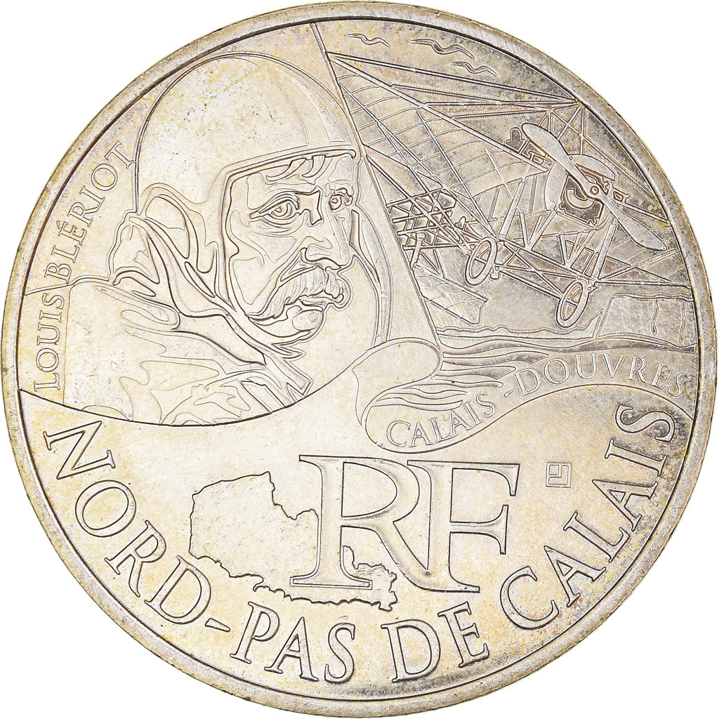 Frankrijk, 10 Euro, Nord-Pas de Calais, Euros des régions, 2012, Paris, PR+