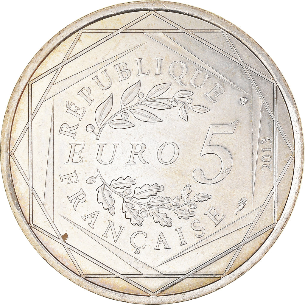 Francia, 5 Euro, Egalité, 2013, SPL, Argento, Gadoury:EU646