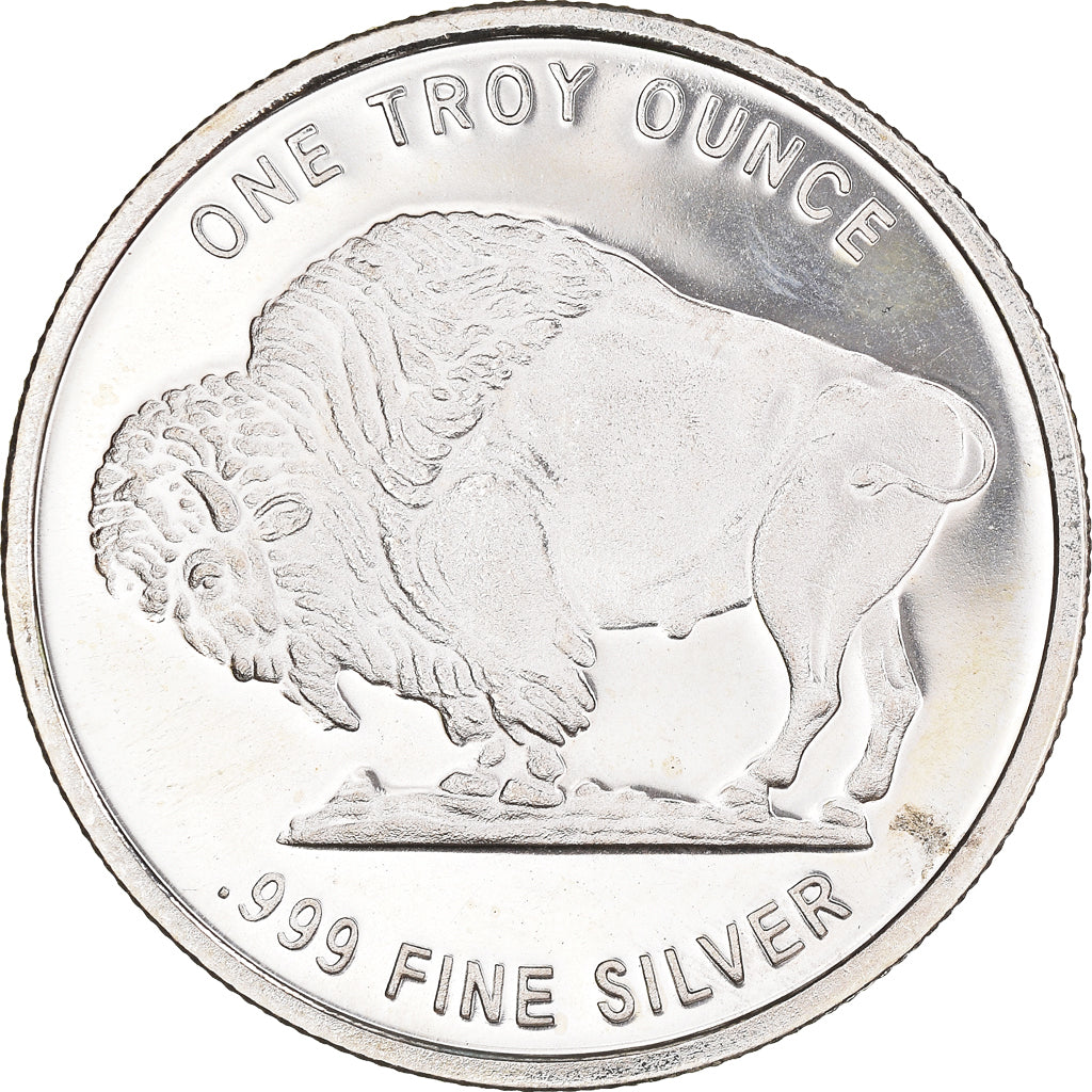 Coin, United States, Buffalo, 1 Troy Ounce, American Mint, MS(63), Silver