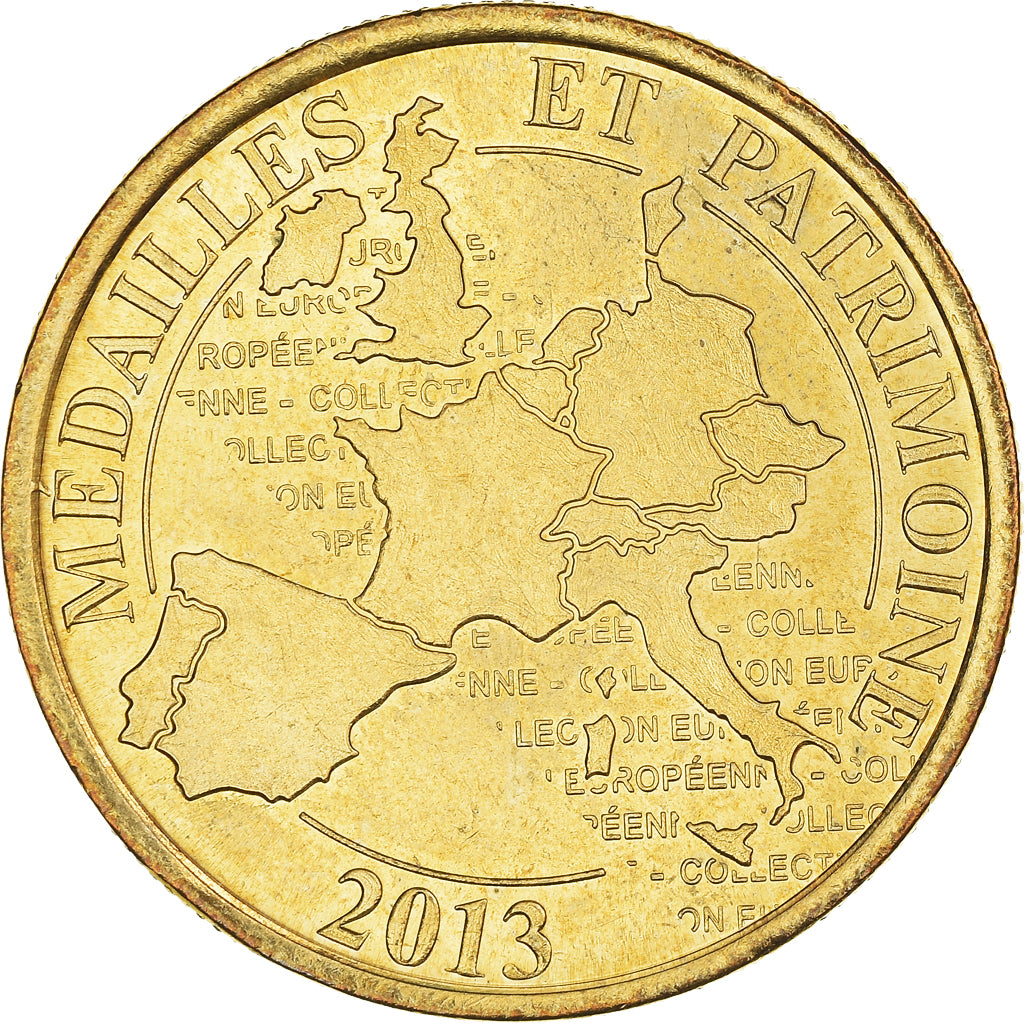 Francja, Token, Żeton turystyczny, Musée National de la Marine, 2013, Toulon