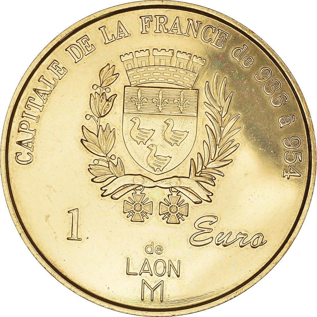 França, Euro, Laon - Cathédrale Notre Dame, 1998, Euro des villes, MS(60-62)