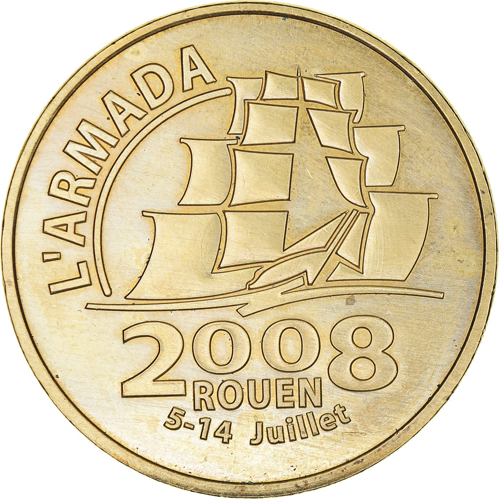 France, Token, Touristic token, Rouen - Armada, Arts & Culture, 2008, MDP
