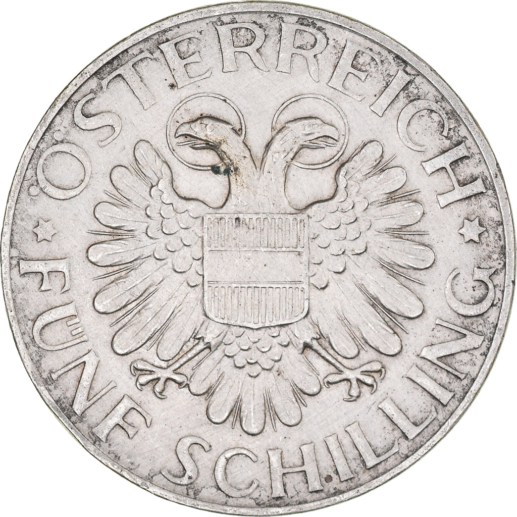 Moneta, Austria, 5 Schilling, 1935, Vienne, BB+, Argento, KM:2853