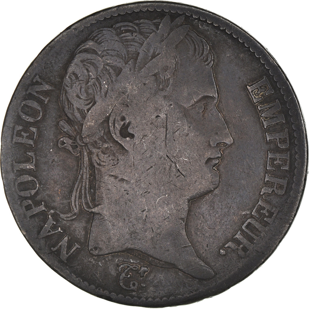 Moeda, França, Napoléon I, 5 Francs, 1812, Lille, VF(20-25), Prata, KM:694.16