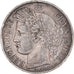 Moneta, Francia, Cérès, 5 Francs, 1849, Strasbourg, MB+, Argento, KM:761.2