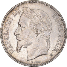 Münze, Frankreich, Napoleon III, 5 Francs, 1868, Strasbourg, SS, Silber