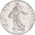 Moneda, Francia, Semeuse, 2 Francs, 1909, Paris, MBC+, Plata, KM:845.1