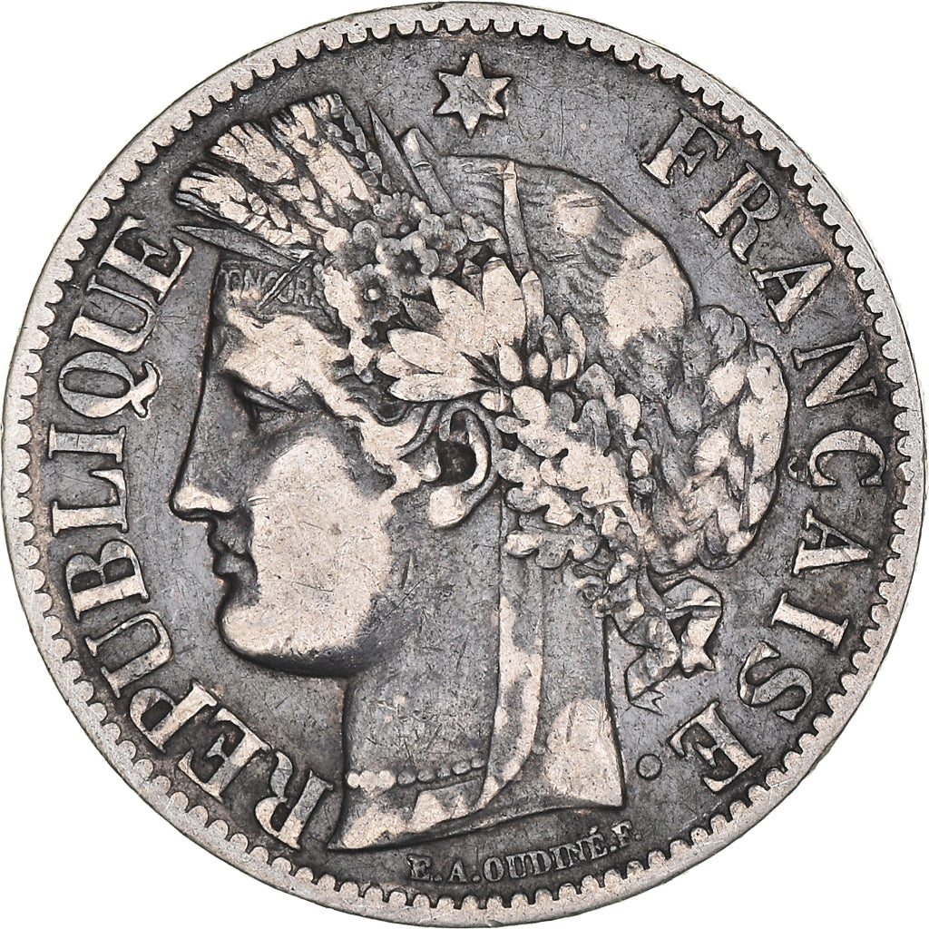 Münze, Frankreich, Cérès, 2 Francs, 1887, Paris, SS, Silber, KM:817.1