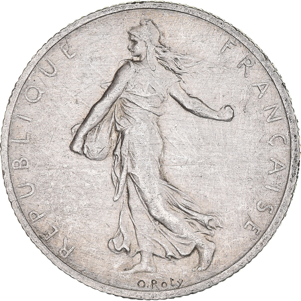Munten, Frankrijk, Semeuse, 2 Francs, 1905, Paris, ZF, Zilver, KM:845.1