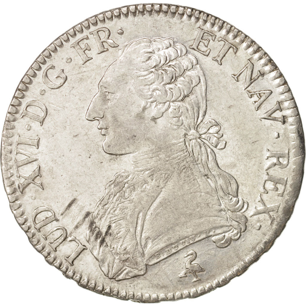 Frankreich, Louis XVI, Écu aux branches d'olivier, 1782, Paris, SS+, KM 564.1