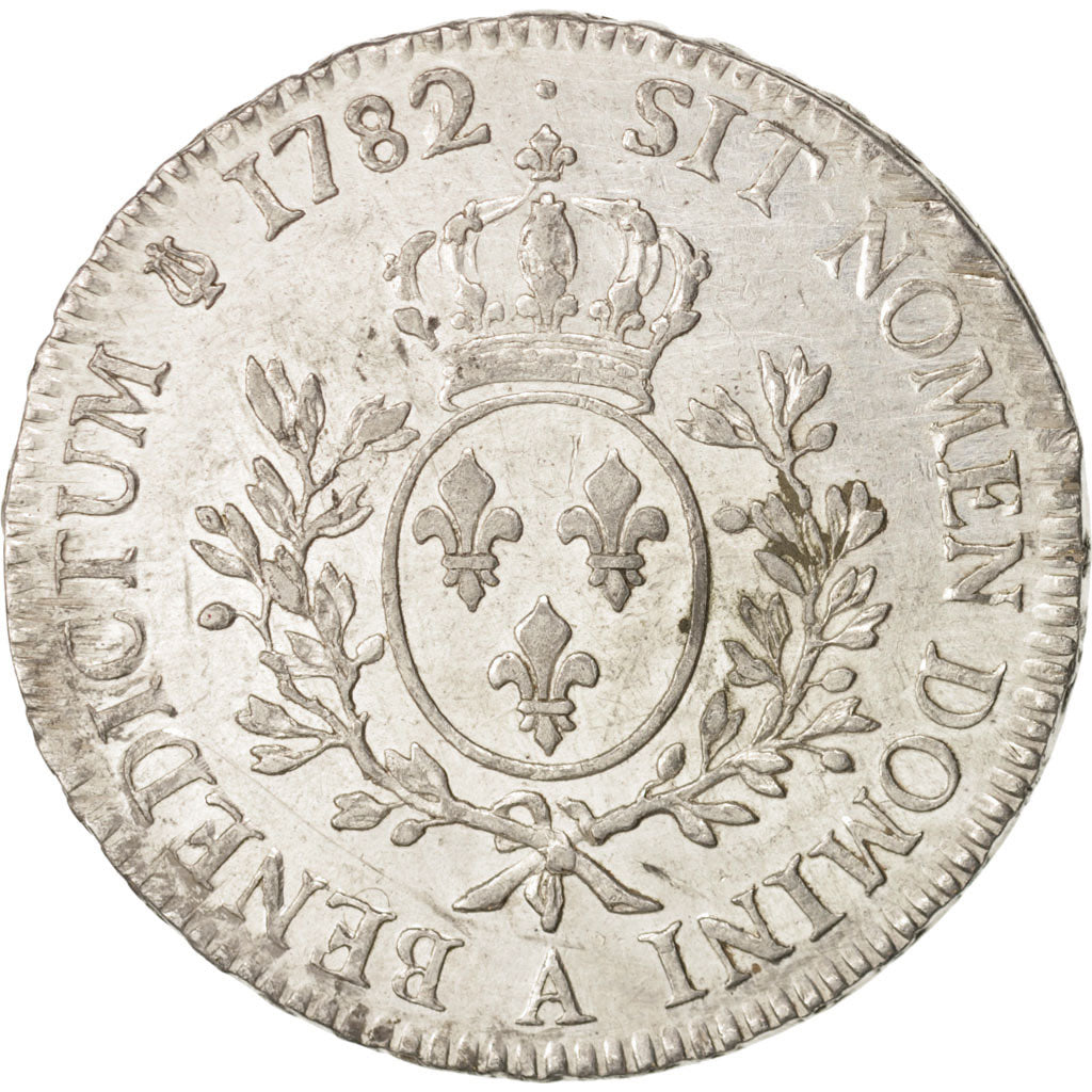 Frankreich, Louis XVI, Écu aux branches d'olivier, 1782, Paris, SS+, KM 564.1