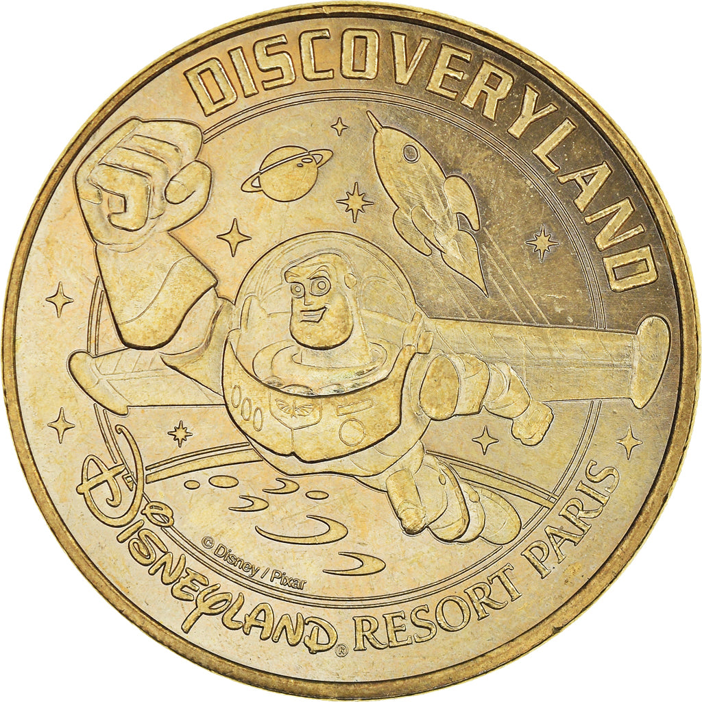 France, Token, Touristic token, Disneyland - n°16 - Discoveryland Buzz, Arts &