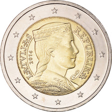 Latvia, 2 Euro, 2014, MS(63), Bi-Metallic