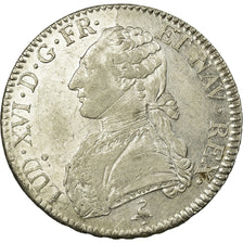 Moneta, Francia, Louis XVI, Écu aux branches d'olivier, Ecu, 1783, Paris, BB