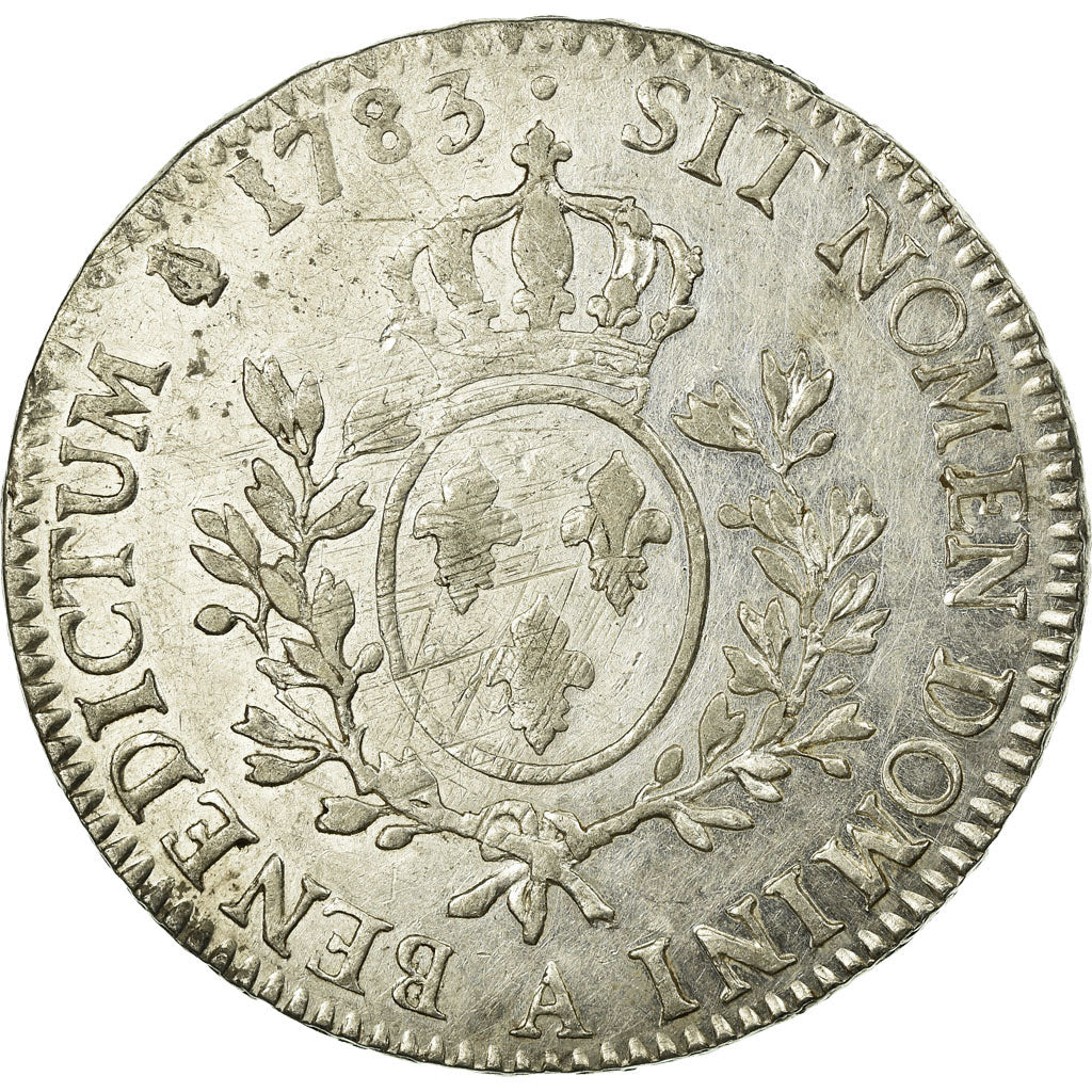 Moneta, Francia, Louis XVI, Écu aux branches d'olivier, Ecu, 1783, Paris, BB