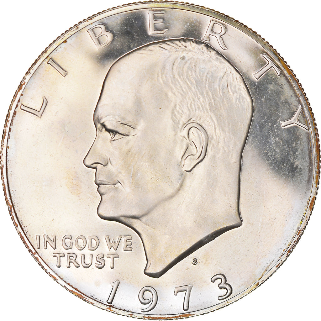 Moneta, Stati Uniti, Eisenhower Dollar, Dollar, 1973, U.S. Mint, San Francisco