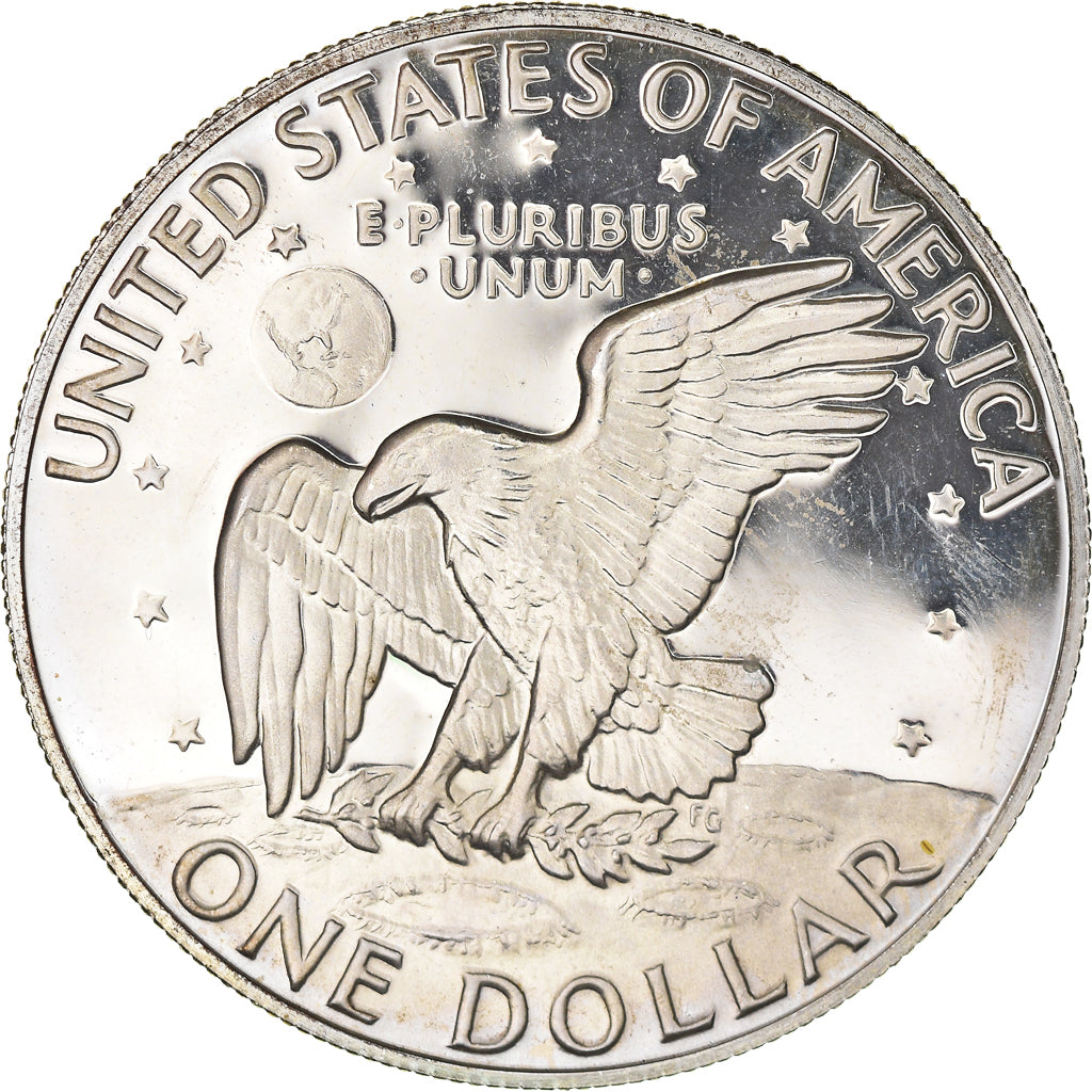 Coin, United States, Eisenhower Dollar, Dollar, 1973, U.S. Mint, San Francisco