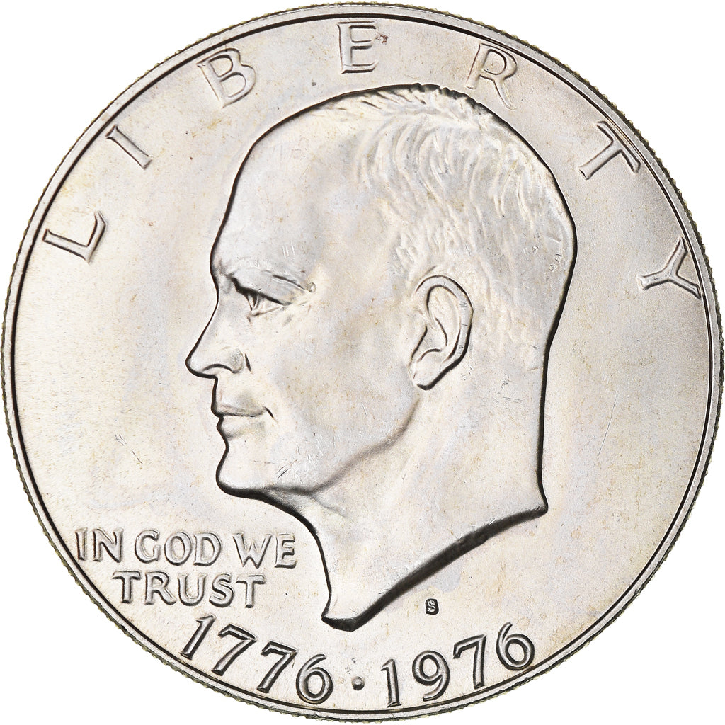Coin, United States, Eisenhower Dollar, Dollar, 1976, U.S. Mint, San Francisco