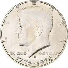 Coin, United States, Kennedy Half Dollar, Half Dollar, 1976, U.S. Mint, San