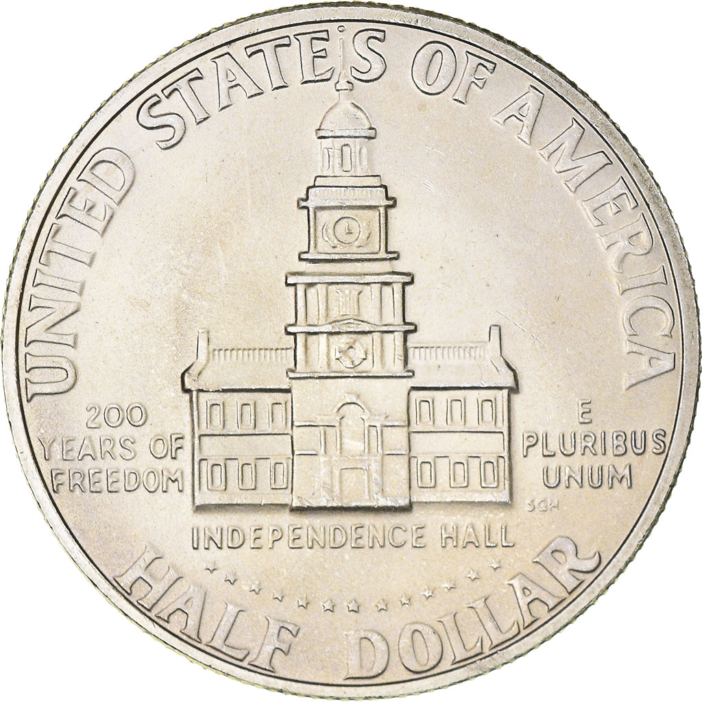 Coin, United States, Kennedy Half Dollar, Half Dollar, 1976, U.S. Mint, San